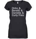Dirks Amp Benetti Amp Daniella Amp Curly Fries Women039S V Neck T Shirt