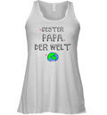 Bester Papa Der Welt Racerback Tank