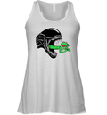 Alien Kermit The Frog Racerback Tank