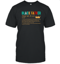 Black Father Definition T Shirt