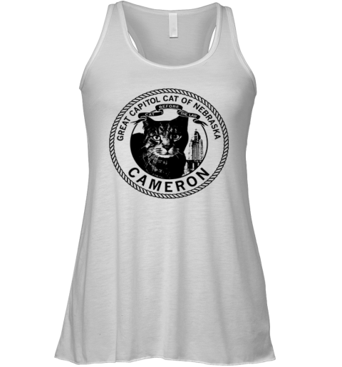 Cameron Great Capitol Cat Of Nebraska Racerback Tank