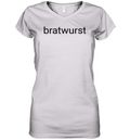 Bratwurst Funny Brat Women039S V Neck T Shirt