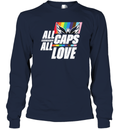 All Caps All Love Capital Pride 2024 Gay Pride Long Sleeve T Shirt