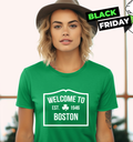 Boston Celtics Welcome To Boston Est 1946 Women039S T Shirt
