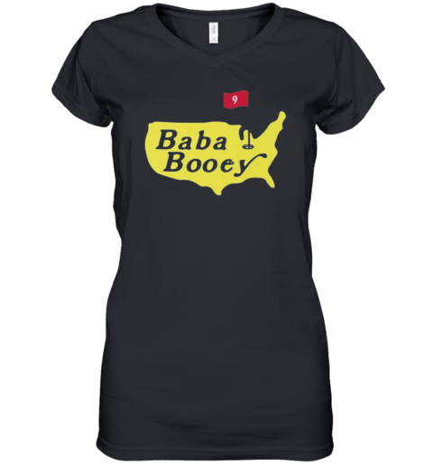 Baba Booey Nine Golf Women039S V Neck T Shirt