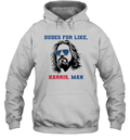Dudes For Like Harris Man Tee White Dudes For Harris Hoodie