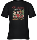 Disney Mickey And Mickey Minnie Christmas On Main Street Youth T Shirt