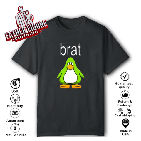 Charli Xcx Brat Penguin Club Brat T Shirt