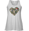 Cdg Play Camo Big Heart Racerback Tank