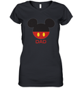 Disney Mickey Mouse Dad Women039S V Neck T Shirt