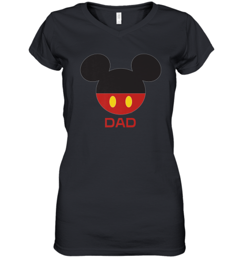 Disney Mickey Mouse Dad Women039S V Neck T Shirt
