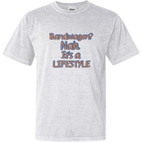 Bandwagon Or Lifestyle Ny Knicks 2025 Playoffs Nba Dyed Heavyweight T Shirt