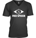 Eduardo Bolsonaro Wearing Free Speech V Neck T Shirt