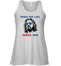 Dudes For Like Harris Man Tee White Dudes For Harris Racerback Tank