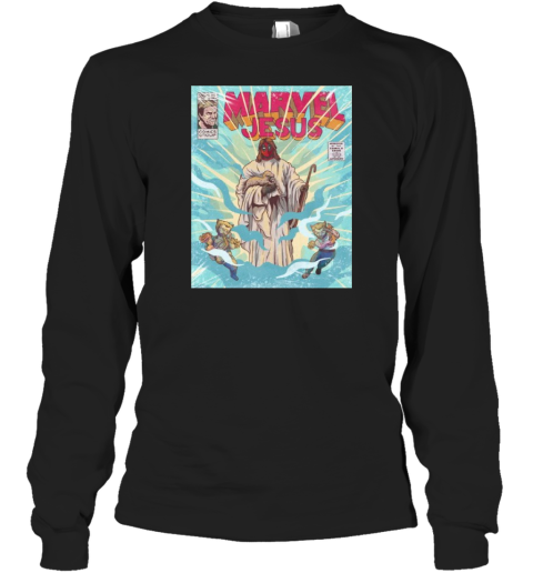 Deadpool And Wolverine Marvel Jesus 2024 Long Sleeve T Shirt