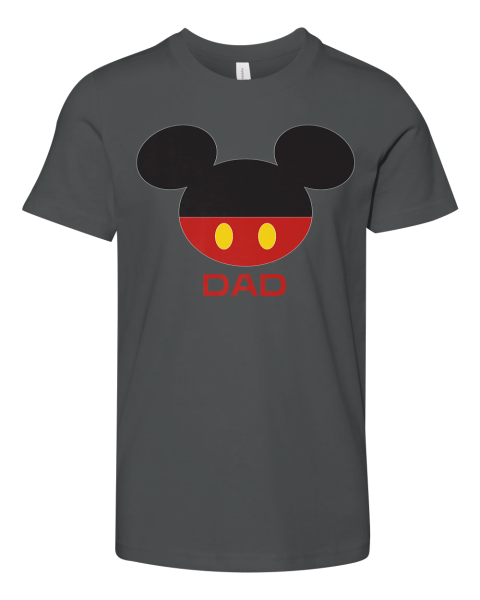 Disney Mickey Mouse Dad Premium Youth T Shirt