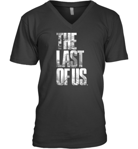 City View Logo Lettering Video Game V Neck T Shirt
