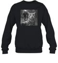Cat Selfie Werewolf Chase Scary Monster Sweatshirt