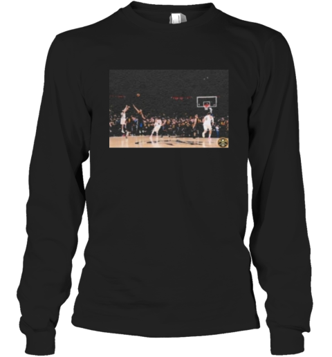 Denver Nuggets 32 Aaron Gordon Winning Shot Long Sleeve T Shirt