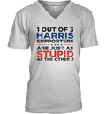 1 Out Of 3 Harris Supporters Are Just As Stupid As The Other 2 V Neck T Shirt