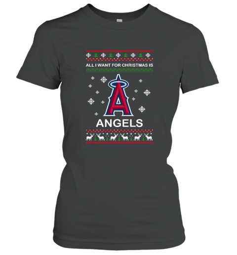 All I Want For Christmas Is Angels Xmas Women039S T Shirt