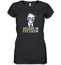 Believe In Freedom Libertarian Ron Paul Women039S V Neck T Shirt