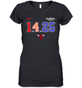 Chicago Bulls 1 4 25 Warmups Women039S V Neck T Shirt
