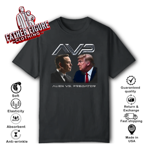 Avp Alien Vs Predator Trump Vs Elon T Shirt