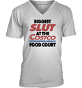 Biggest Slut At The Costco Wholesale Food Court V Neck T Shirt