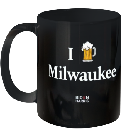Biden Harris I Beer Milwaukee Ceramic Mug 11Oz