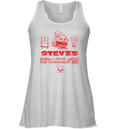 A Minecraft Movie Steve039S Lava Chicken Restaurant Logo Racerback Tank