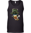 A Minecraft Movie Chicken Jockey Baby Zombie Attack Tank Top