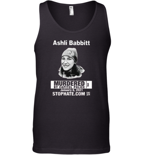 Ashli Babbitt Shirt Ashli Babbitt Murdered By Capitol Police Tank Top