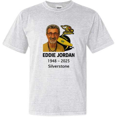 Eddie Jordan Silverstone F1 2025 Dyed Heavyweight T Shirt