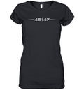 45 47 Stylized Trump Women039S V Neck T Shirt