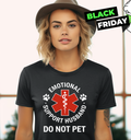 Emotional Support Husband Do Not Pet Women039S T Shirt