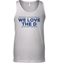 Detroit Basketball Detroit We Love The D Playoffs 2025 Tank Top