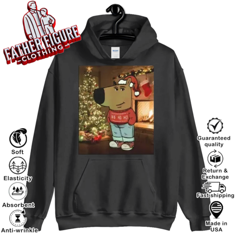 Chill Guy Meme Christmas Costume Hoodie