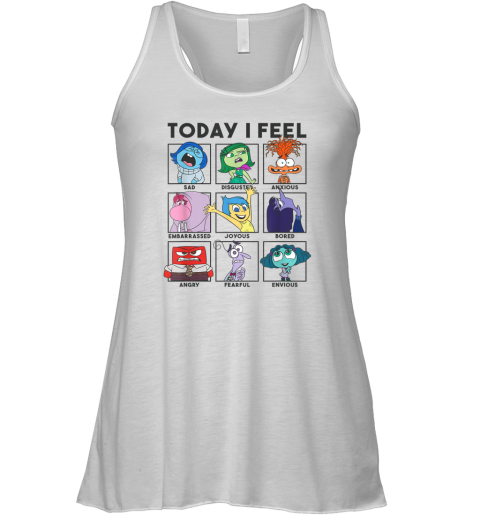 Disney Pixar Inside Out 2 Today I Feel Vintage Panels Racerback Tank