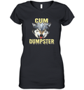 Cup Dumpster Wolf Meme Women039S V Neck T Shirt
