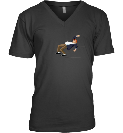 Dodging A Bullet Trump Shooting V Neck T Shirt