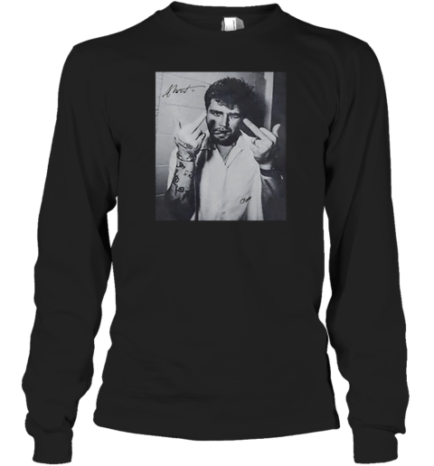 Alex Warren Face Middle Finger Tour 2025 Long Sleeve T Shirt