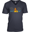 Disney The Lion King Simba And Mufasa Dad V Neck T Shirt