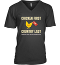 Chicken First Country Last Shirt Trump Taco V Neck T Shirt