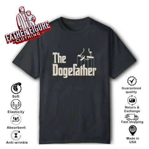 Elon Musk Wears The Dogefather Shirt For Sale T Shirt