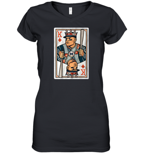 Aaron Judge King Women039S V Neck T Shirt