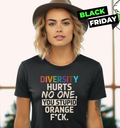 Diversity Hurts No One You Stupid Orange Fuck Women039S T Shirt