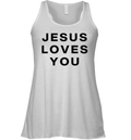 C J Stroud Jesus Loves You Racerback Tank