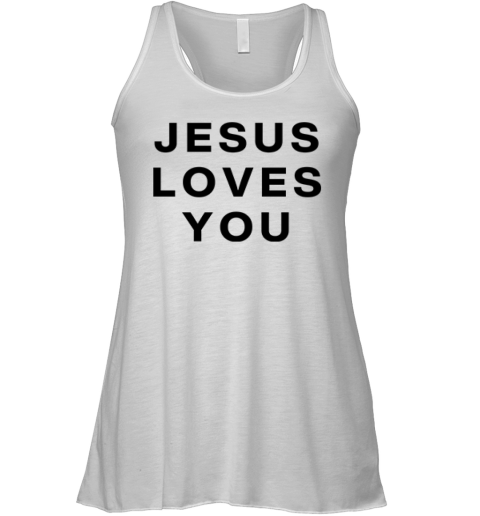 C J Stroud Jesus Loves You Racerback Tank