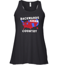 Backwards Ahhh Country Racerback Tank